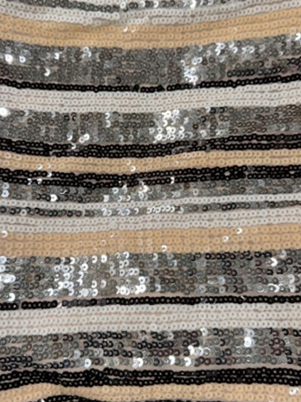 NWT Anthropologie Striped Sequin Mini Skirt by ISLA MAUDE (size S) - Picture 4 of 6